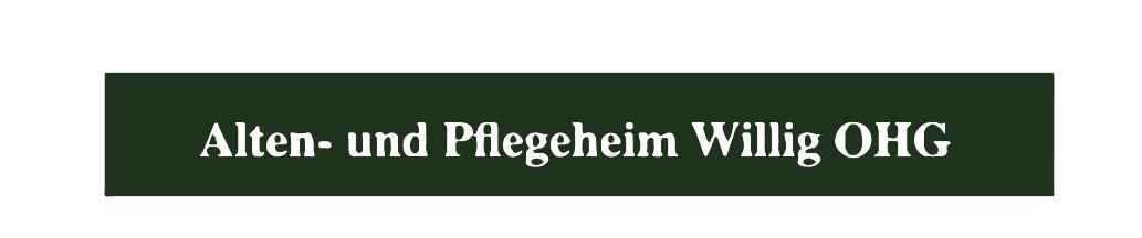 Arbeitgeberlogo von Alten- und Pflegeheim Willig OHG